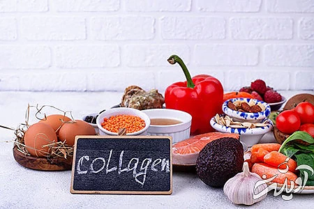 غذاهای غنی از ویتامین c مواد خوراکی کلاژن ساز کلاژن منابع غذایی, مواد غذایی کلاژن دار, تحریک کلاژن سازی